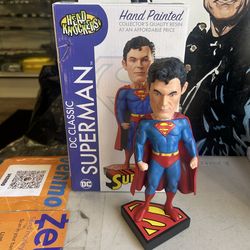 2017 NECA DC Comics Originals Superman Head Knockers/ Bobble head Hand Painted