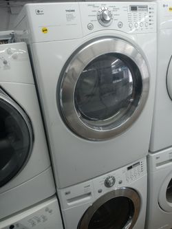 LG Tromm stackable front load washer and dryer set - Free delivery