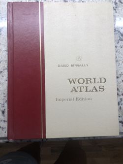 60s Rand McNally World Atlas Imperial Edition