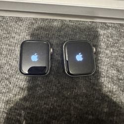 Two Apple Watch 7 And 8 Series 