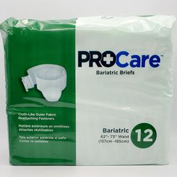 ProCare Adult Briefs Size 2X-Large (62"-73") Super Absorbent 12pk