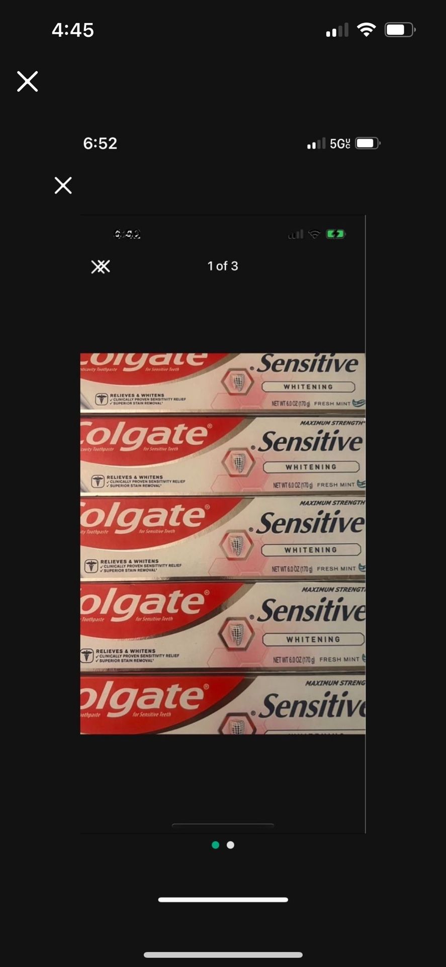 Colgate Total Or Sensitive 2/$5