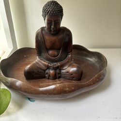 Oak Wood Buddha 