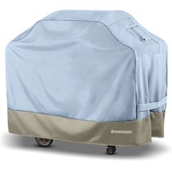 BBQ Grill Cover Waterproof Barbecue Grill Covers (64") Hunter Green