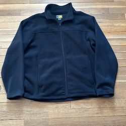 Men’s L Bass Pro Shop Black Fleece W Pockets
