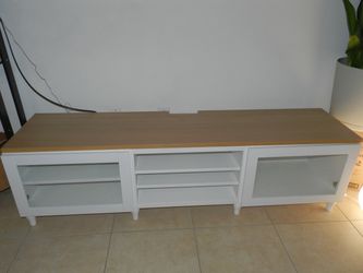 IKEA BESTÅ TV Unit with Glass Doors - Moving Sale - Need gone ASAP