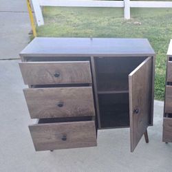 Storage Cabinet Mid-Century Modern Sideboard, Drawer Dresser,TV Stand Freestanding Cupboard for Home Office, Living Room Nightstand For Bedroom 