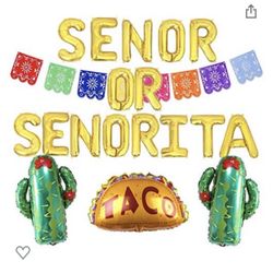 Señor Or Señorita Gender Reveal Decor