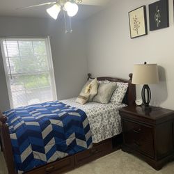 Bed And Light Stand 