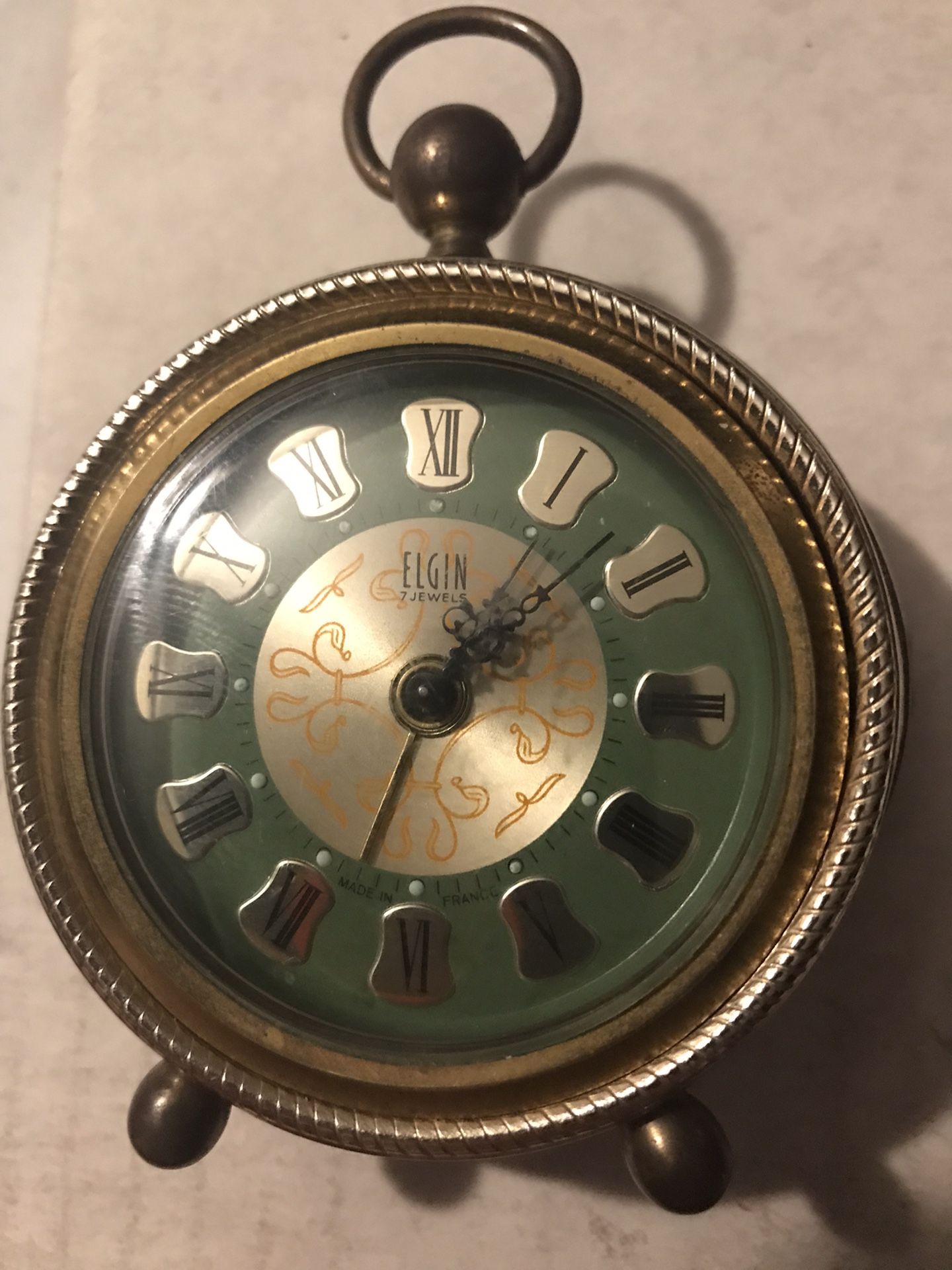 Elgin Vintage 3” Alarm Clock