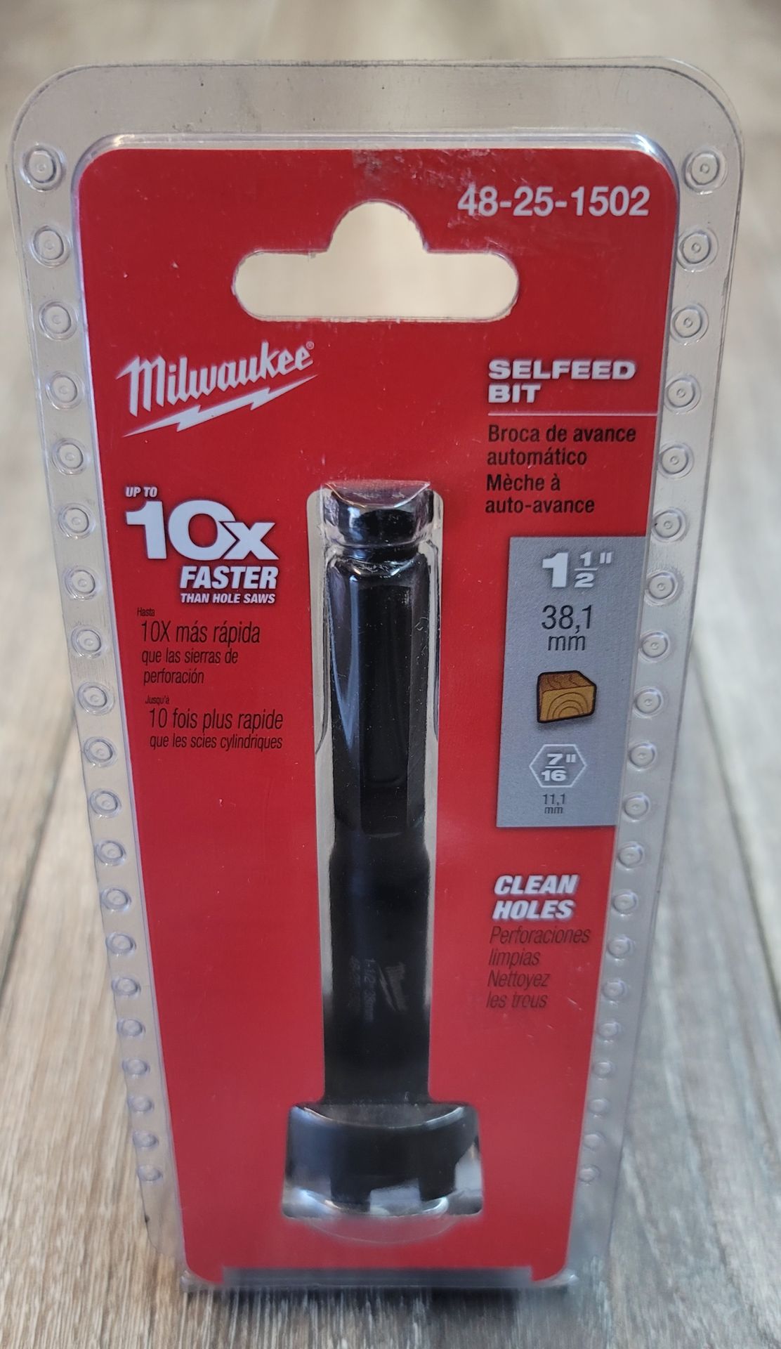 Milwaukee 48-25-1502 1-1/2 Self Feed Bit