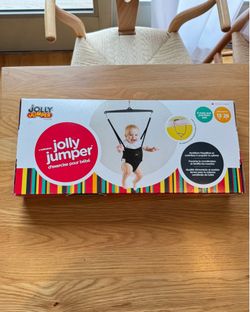 [Unopened Box] NEW Iconic Jolly Jumper (Adjustable Height Baby Doorway Jumper / Exercise Saddle Seat) - Carries up to 28lbs
