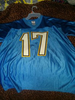 Men's chargers football jersey size Large Rivers