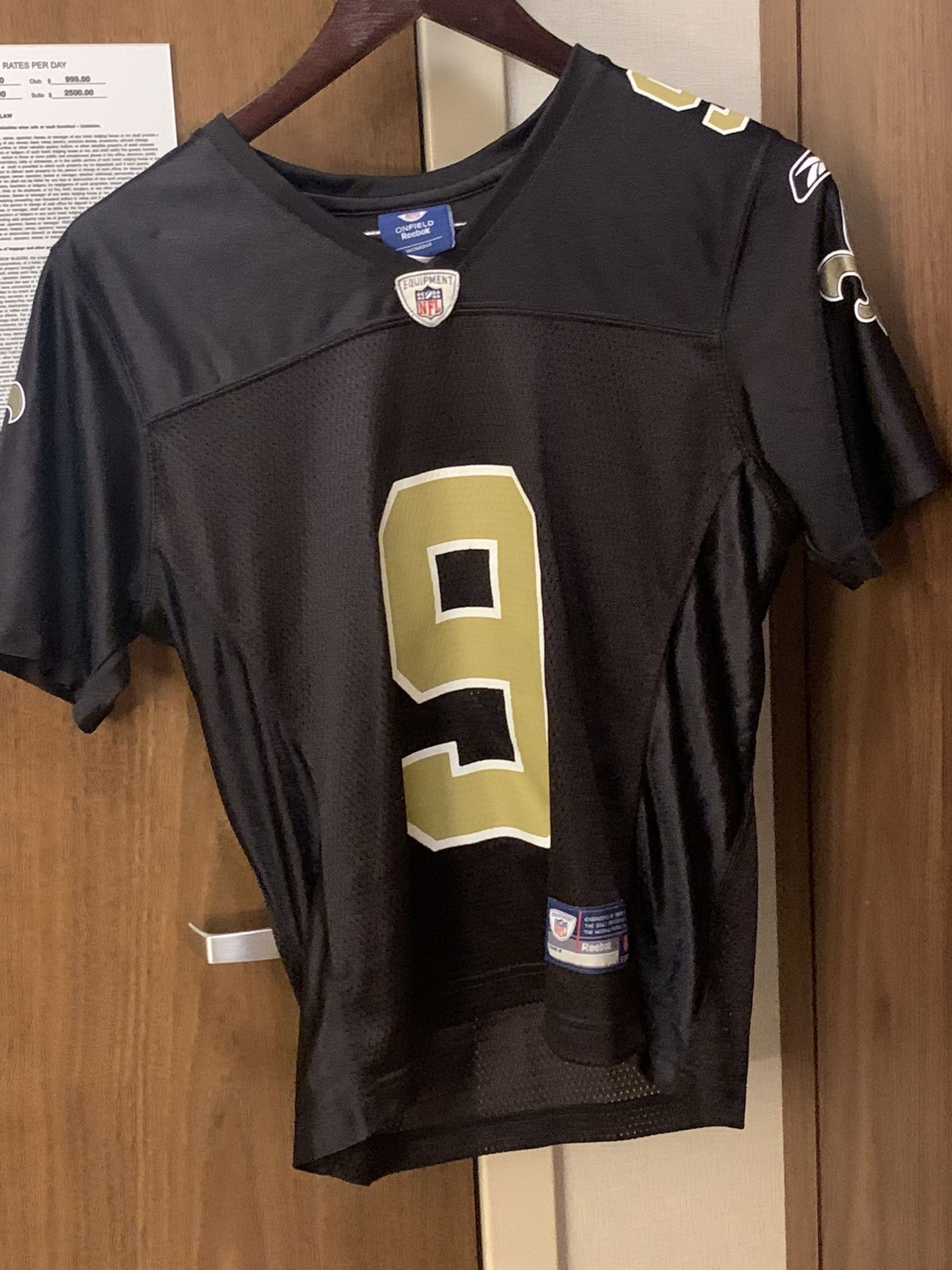 Reebok New Orleans Saints Drew Brees Woman’s Jersey Size Small Gently Used 