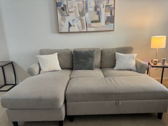 L couch cream color