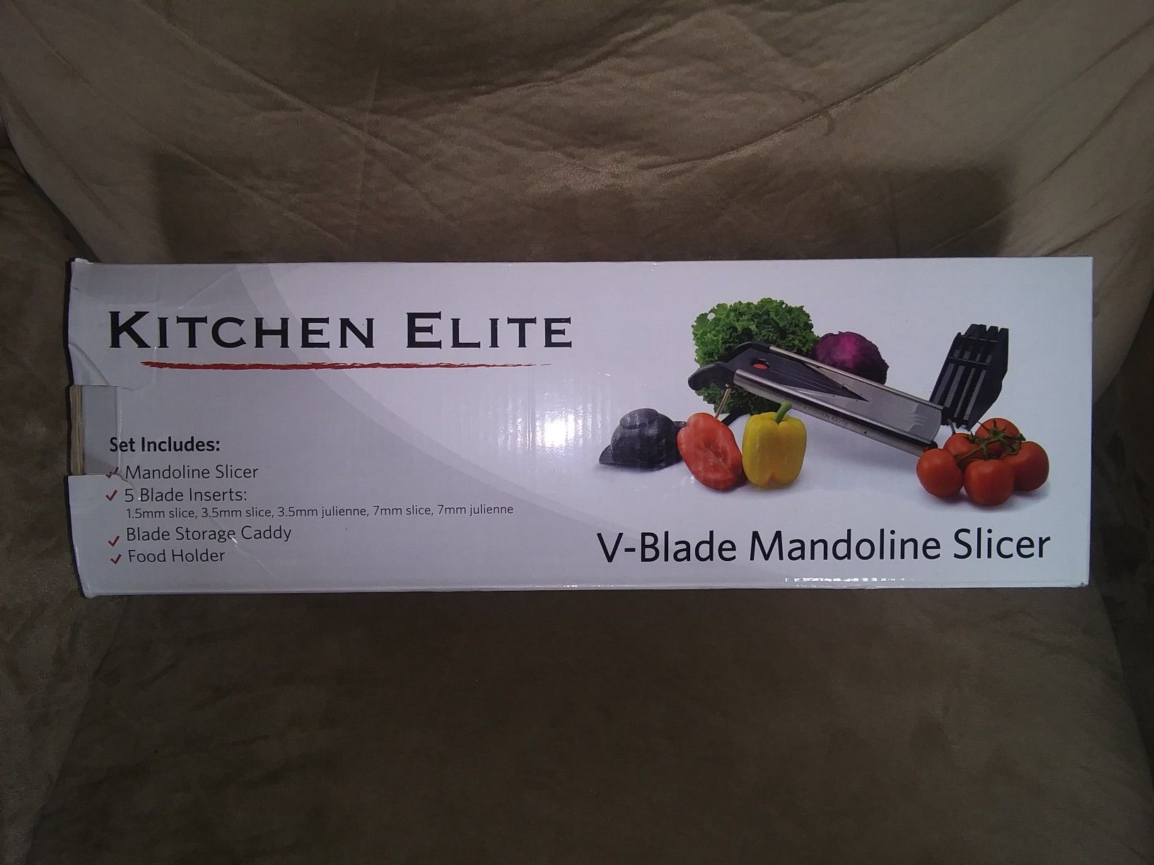 NEW in box Kitchen Elite V-Blade Mandoline Slicer *sells for $40 online* (Only $10)