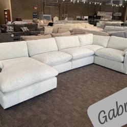 $24 Down Payment Oversized Plush Cloud Sectional Sofa 