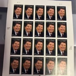 Usp  Stamp   Regan 2004  Full Sheet  20