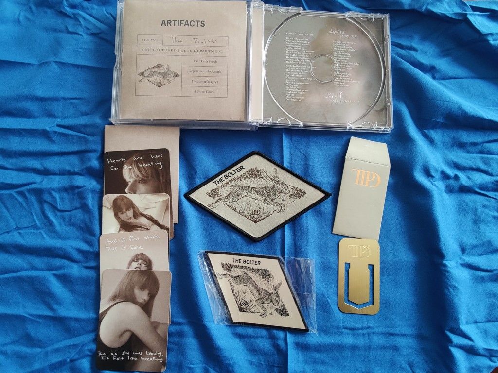 Taylor Swift The Tortured Poets Department The Bolter Artifacts Special Edition 