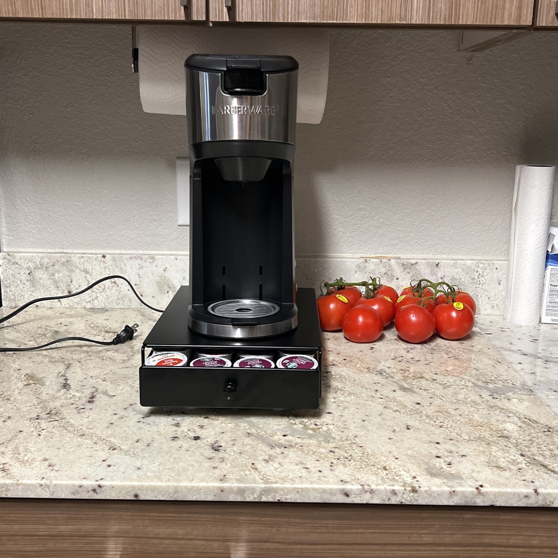 Farberware Kcup Single Serve Coffee Maker And Nifty Rolling Mini Black