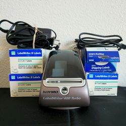 Dymo LabelWriter 400 Turbo + Multiple Packs of Labels - Works Perfectly!