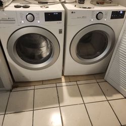 LG set washer and dryer