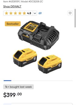 Dewalt Batteries &Charger
