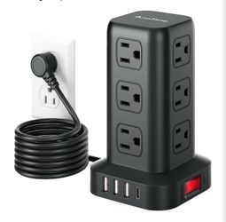 AnnTane Tower Power Strip Surge Protector