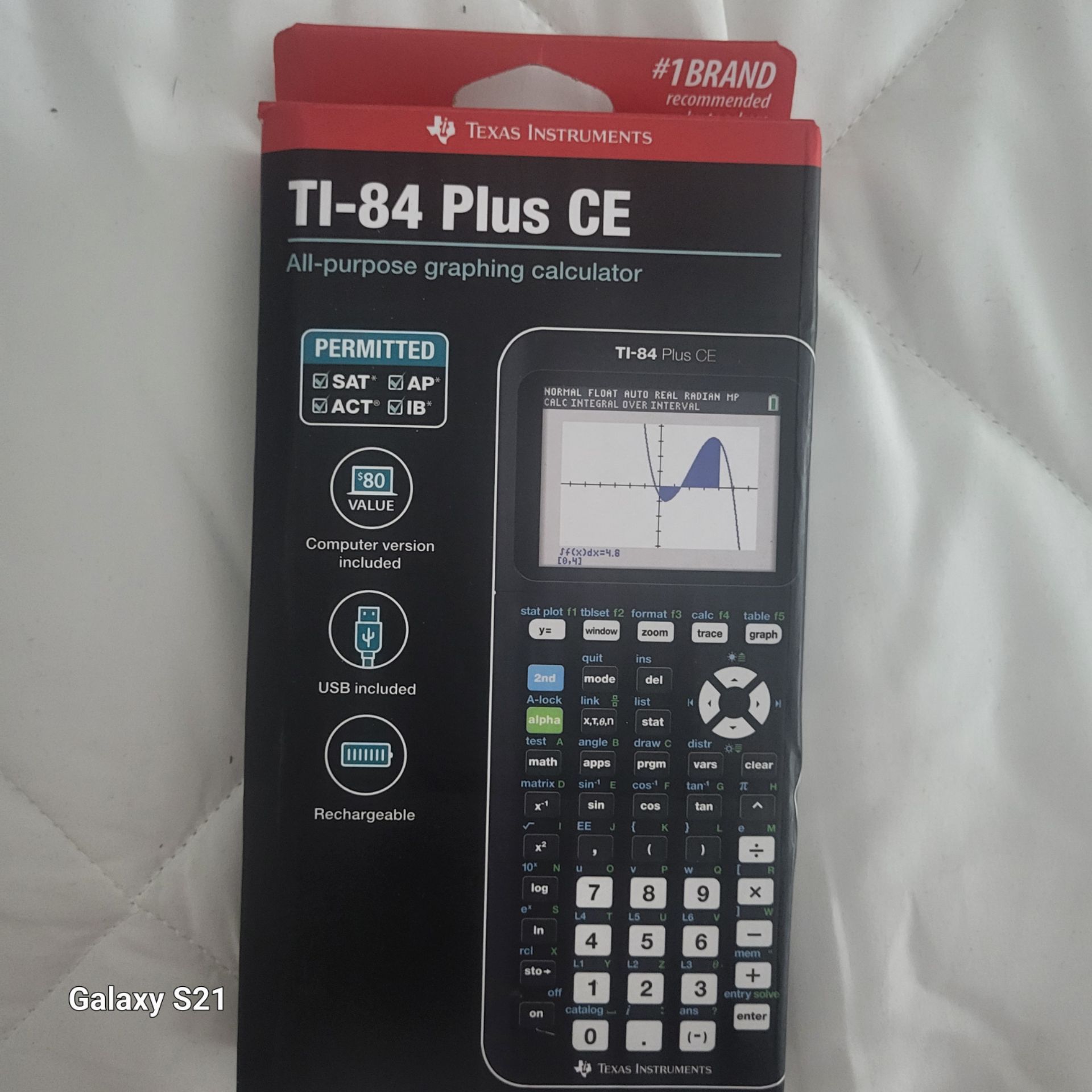Texas Instruments TI 84 Plus CE All purpose graphing calculator