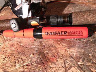 Whisker seeker rod & Abu Garcia pro rocket reel for Sale in Florence, KY -  OfferUp