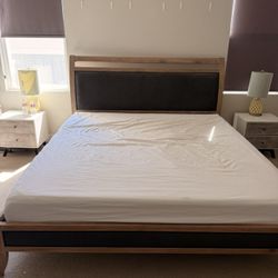 Free King Frame Bed + Mattress 