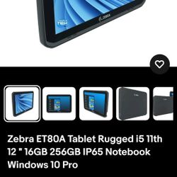 Zebra ET80A Rugged i5 11th "12"