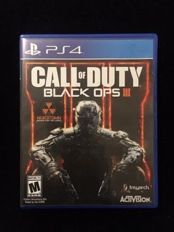 Playstation 4 PS4 Call of Duty BLACK OPS III(3) Game (Post Nintendo era)