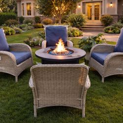 Brand New Patio Set Fire Pit Propane 