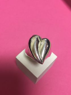 925 Silver Heart Ring