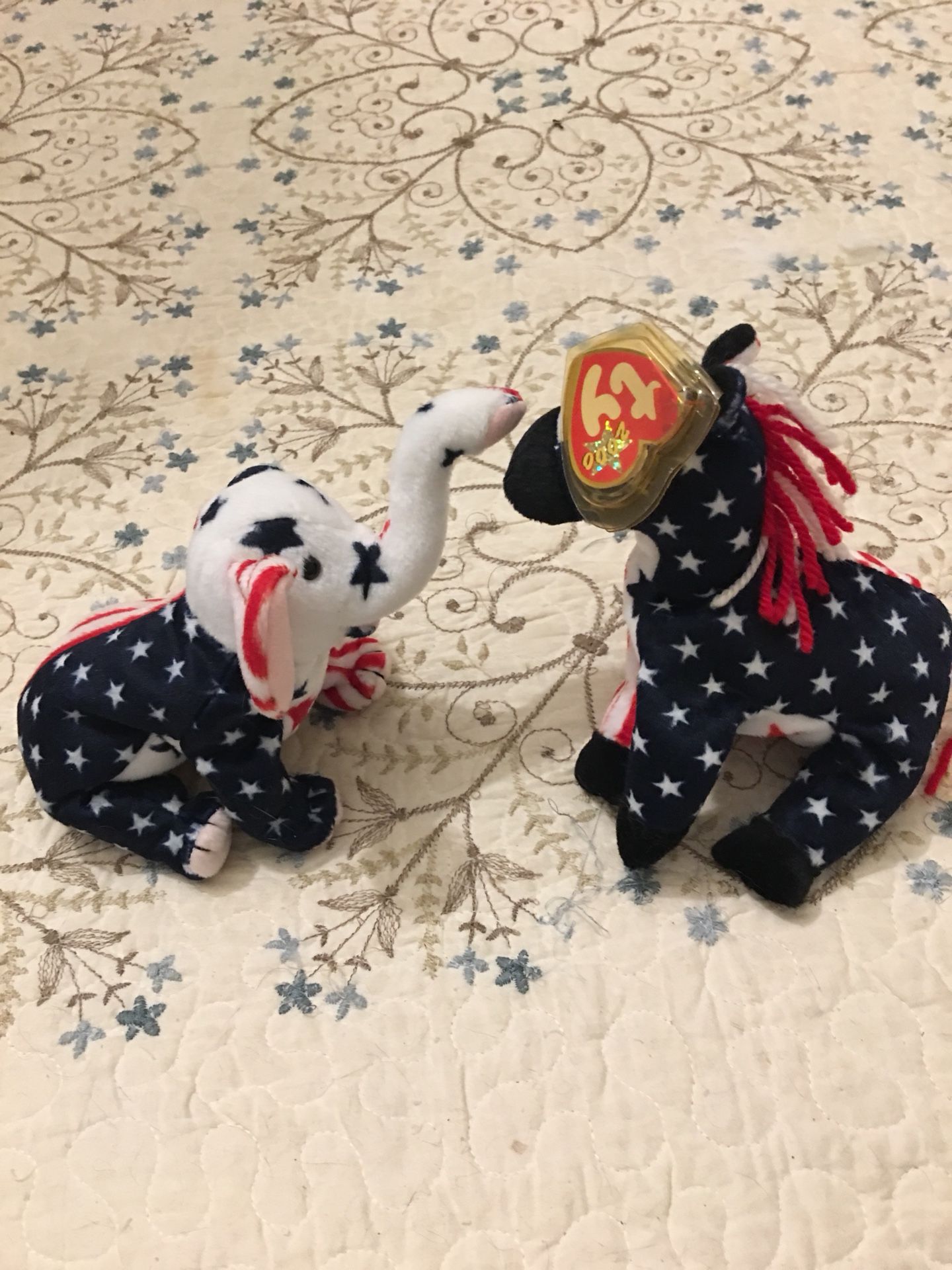 Righty and Lefty Beanie Babies