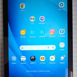 Samsung Galaxy Tab E 16GB, 8 inch screen, Android OS.
Bonus a 32gb micro sd for extra storage!
