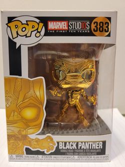 Gold Chrome Black Panther Funko pop
