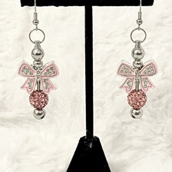 Handmade Rhinestone Earrings