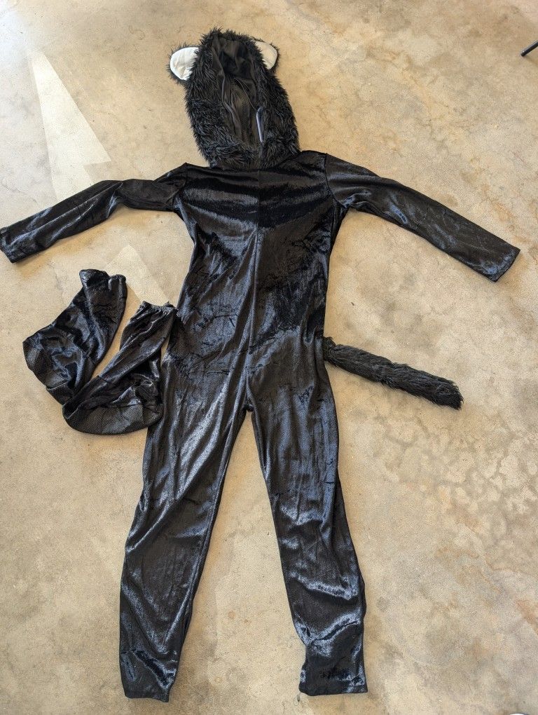 Black cat kids costume 