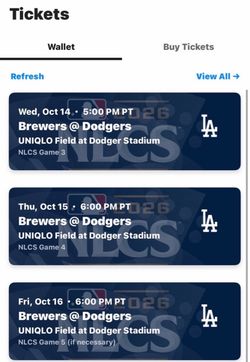 Brewers @ Dodgers