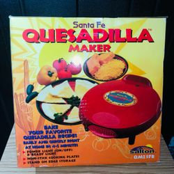 Salton Santa Fe Quesadilla Maker QM2SFR