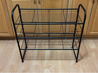 3 Tier Metal Shoe Rack / Organizer