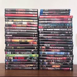 Various Horror Movie DVDs Halloween Spooky Scary Films