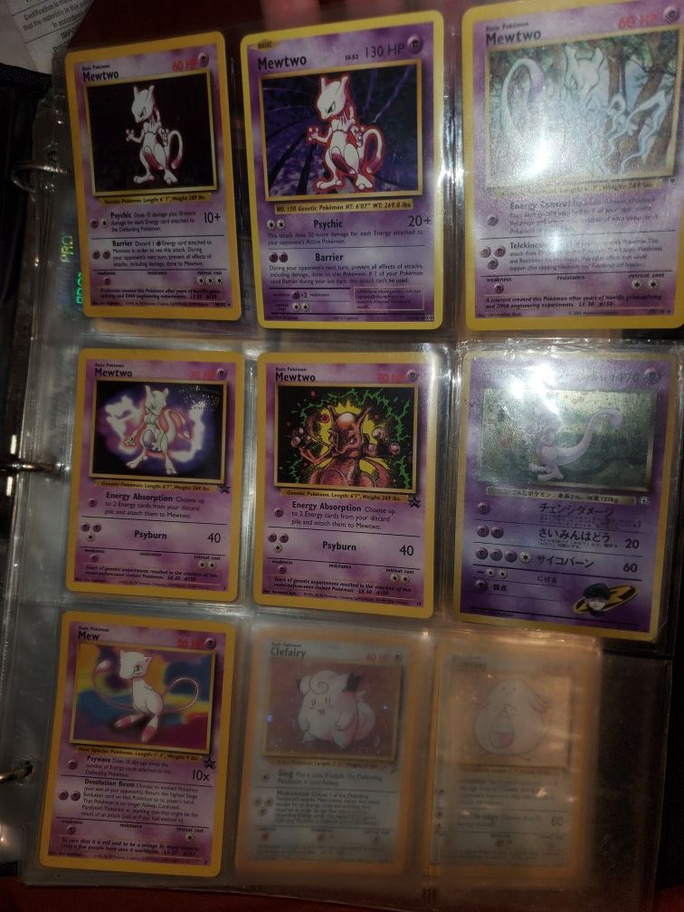 Mewtwo pokemon card