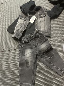 Boys 6-9 Mos Jean Outfit 