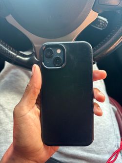 iPhone in Black Case
