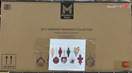 Member's Mark Keepsake Ornament Collection, 18 pcs.
