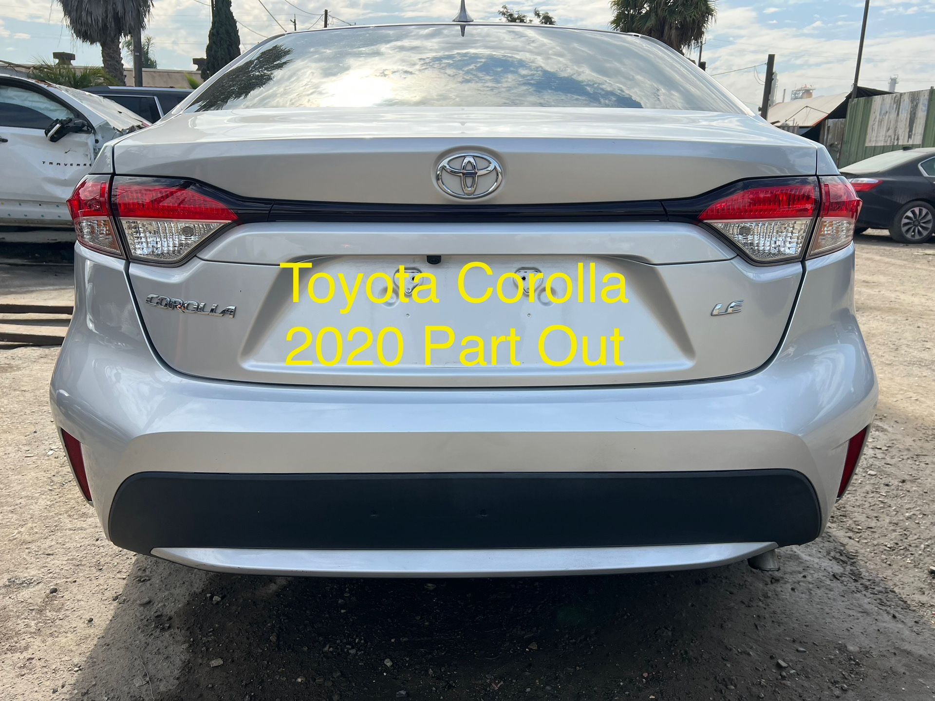 2020 Toyota Corolla Part Out