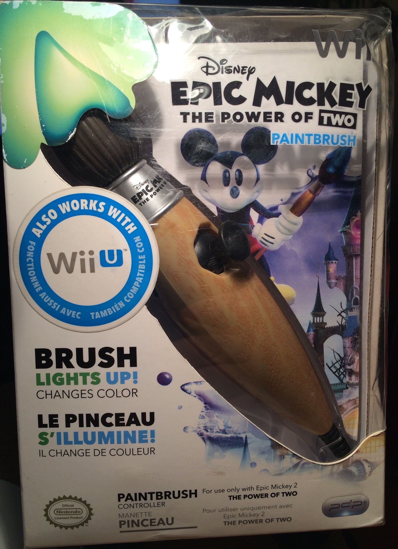 Disney Epic Mickey The Power of Two Paintbrush 🖌 🎨 Nintendo Wii